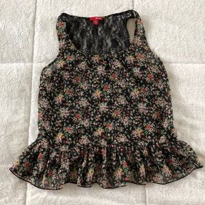 Floral tank top